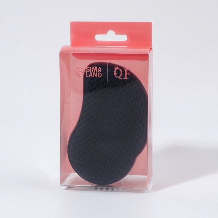 Расчёска массажная, 7,5 × 12,5 см, цвет белый Расчёска массажная, 7,5 × 12,5 см, цвет белый