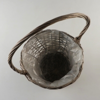 Набор корзин, 30 х 18/49 см, 24 х 15/45 см, 2 шт, серые, ива Набор корзин, 30 х 18/49 см, 24 х 15/45 см, 2 шт, серые, ива