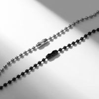 Кулоны &laquo;Неразлучники&raquo; автомат, цвет серо-чёрный, 47 см