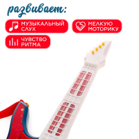 Игрушка музыкальная-гитара «Крутой рокер», звуковые эффекты Игрушка музыкальная-гитара «Крутой рокер», звуковые эффекты