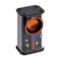 Портативная колонка К07, 5 Вт, прозрачная, 500 мАч, подсветка, чёрная Портативная колонка К07, 5 Вт, прозрачная, 500 мАч, подсветка, чёрная