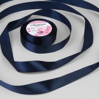 Лента атласная, 25 мм &times; 23 &plusmn; 1 м, цвет сапфировый №120