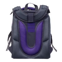 Рюкзак каркасный школьный 38 х 30 х 16 см, эргономичная спинка, Stavia "Совушка", серый