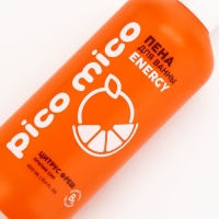 Пена для ванны, прилив сил, 400 мл, аромат цитрус-фреш, PICO MICO Пена для ванны, прилив сил, 400 мл, аромат цитрус-фреш, PICO MICO