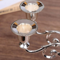 Подсвечник металл на 5 свечей "Лаконичность" цвет хром 26,5х27,5х10 см Подсвечник металл на 5 свечей "Лаконичность" цвет хром 26,5х27,5х10 см