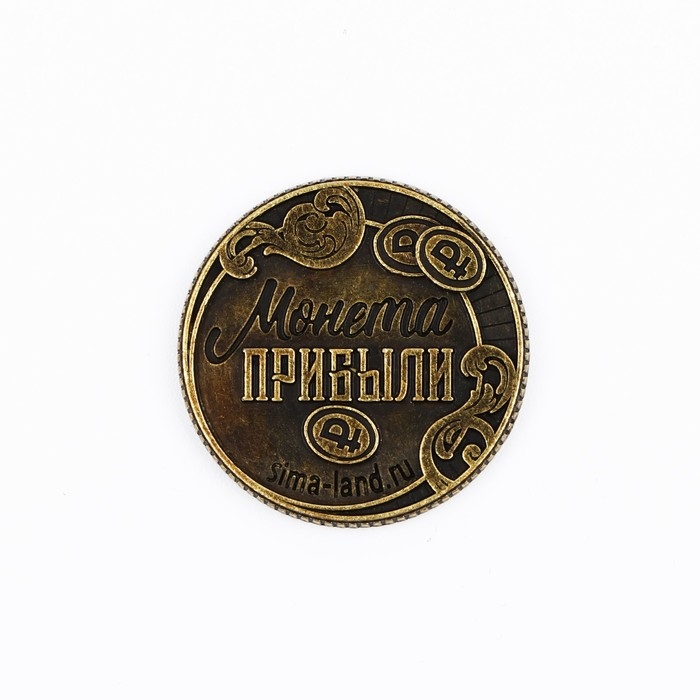 Монета в мешочке новогодняя &laquo;2025&raquo; на Новый год, диам. 2.5 см