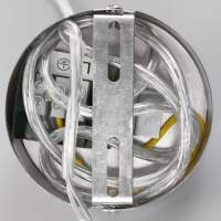 Светильник подвесной "Лофт" 1х25Вт Е27 белый/Хром 12х116х11