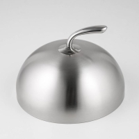 Крышка-Клош из нержавеющей стали, 26&times;26&times;15 см, круглая