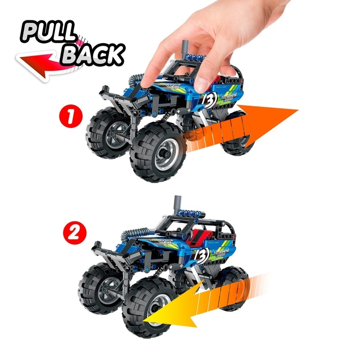 Конструктор инерционный &laquo;Багги&raquo;, 193 детали