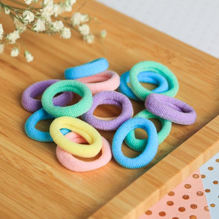 Резинки для волос , набор &laquo;Махрушка&raquo;, единорог 100 шт.