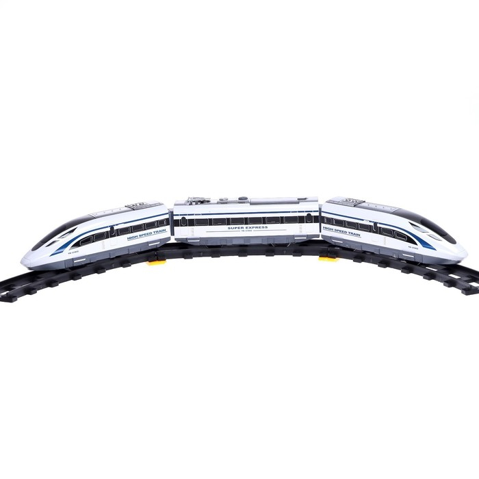 Железная дорога &laquo;Скорый поезд&raquo;, радиоуправление, световые и звуковые эффекты