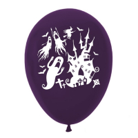 Воздушный шар латексный 12" &laquo;Страшилки, 50 шт., МИКС