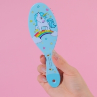 Расчёска массажная, 5,5 &times; 17,5 см, рисунок МИКС