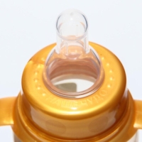 Бутылочка для кормления &laquo;Мармелад M&B&raquo;, классическое горло, 250 мл., от 0 мес., цилиндр, с ручками