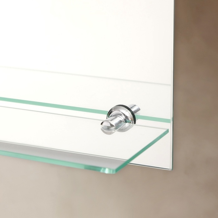 Зеркало, настенное,  с полкой, 30х40 см