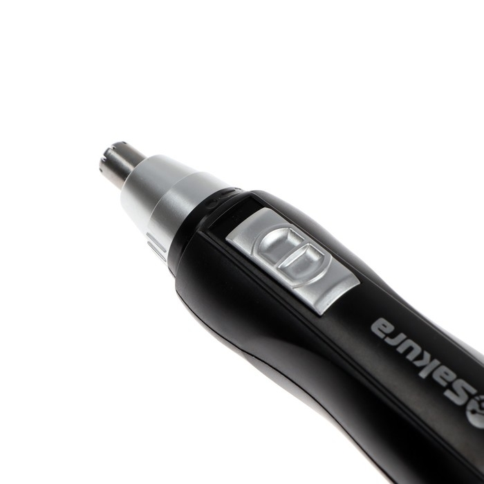 Триммер для волос Sakura SA-5528BK, для носа/ушей/бороды, 1хАА (не в комплекте), чёрный Триммер для волос Sakura SA-5528BK, для носа/ушей/бороды, 1хАА (не в комплекте), чёрный