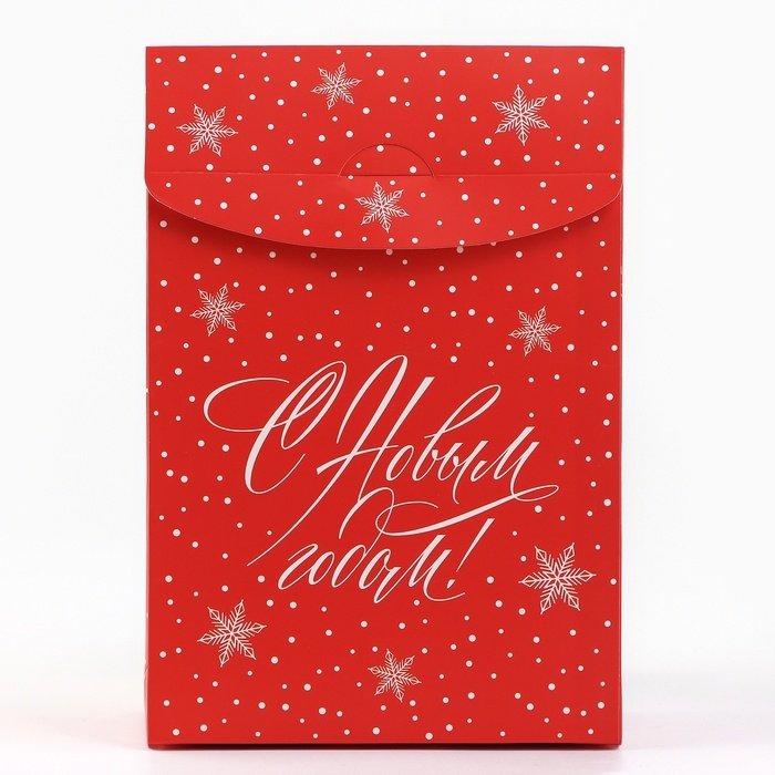 Коробка подарочная новогодняя складная &laquo;Роскошный праздник&raquo;, 15 х 7 х 22 см, Новый год