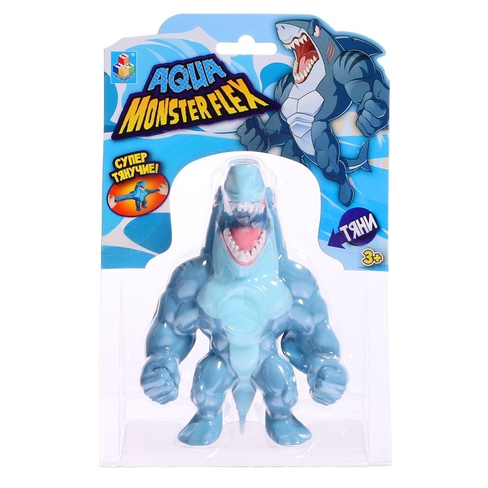 Тянущаяся фигурка Monster flex Aqua, 14 см, 14 видов, МИКС