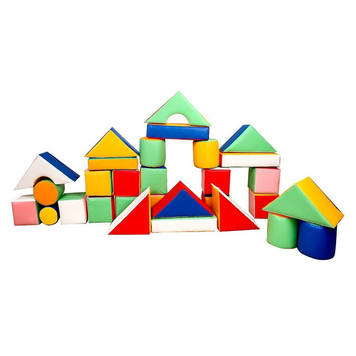 Детский игровой конструктор, 30 элементов, МИКС Детский игровой конструктор, 30 элементов, МИКС