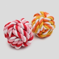 Мячик из каната, 6 см, микс цветов Мячик из каната, 6 см, микс цветов