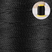 Нитки обувные, 500D/3, 183 м, цвет чёрный Нитки обувные, 500D/3, 183 м, цвет чёрный