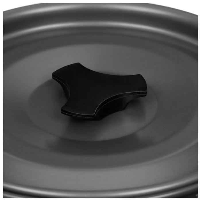 Набор туристической посуды Maclay: чайник, кастрюля, сковорода, 3 чашки, черпак, лопатка, губка