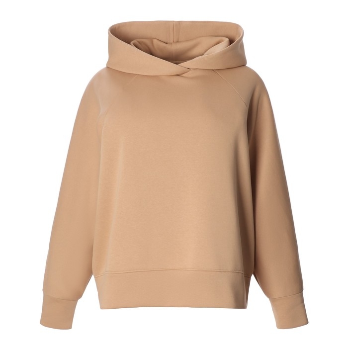 Толстовка женская НАЧЁС, цвет бежевый, размер 50 (XL)