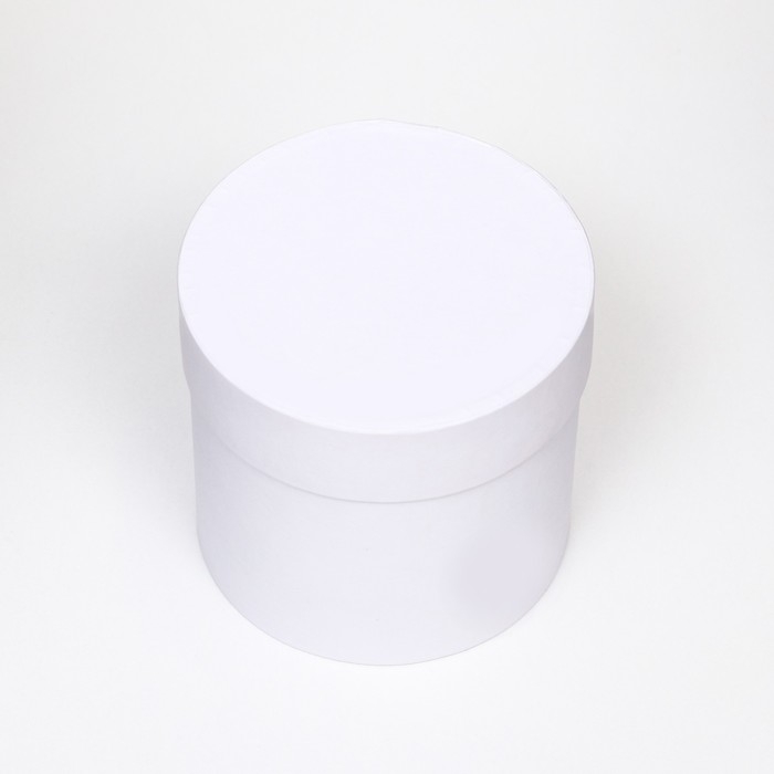 Шляпная коробка белая, 10 х 10 см Шляпная коробка белая, 10 х 10 см