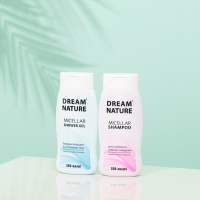 Подарочный набор косметики для женщин Dream Nature &laquo;Мицеллярный&raquo;: шампунь, 250 мл + гель для душа, 250 мл