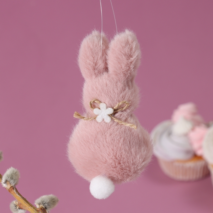 Мягкая игрушка &laquo;Зайка&raquo; на подвесе, 11 см, цвет МИКС