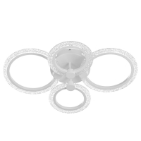 Люстра "Кольца" LED 80Вт Белый 2700-6400к 60х45х14 Люстра "Кольца" LED 80Вт Белый 2700-6400к 60х45х14