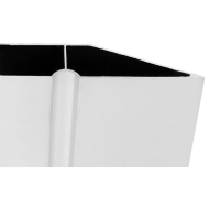 Правило трапециевидное ТУНДРА, 1 м, алюминий, 1 ребро жесткости