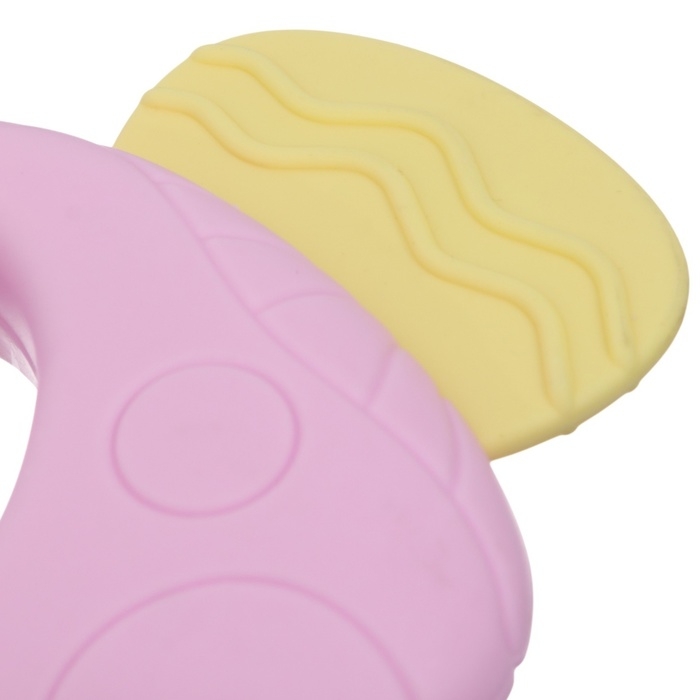 Набор прорезывателей силиконовых &laquo;Малышу&raquo;, с погремушкой, 3 шт., Крошка Я