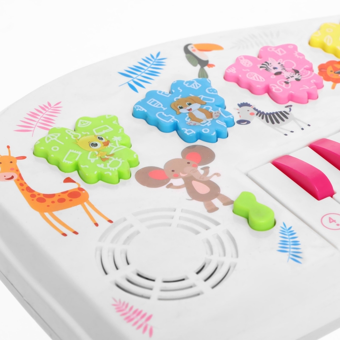 Игрушка музыкальная &laquo;Пианино: Зоопарк&raquo;, 24 клавиши, световые и звуковые эффекты