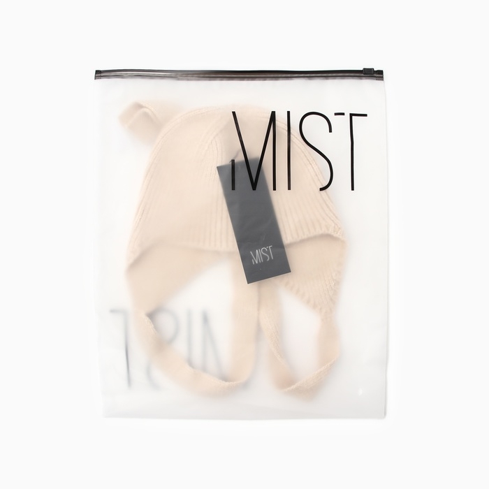 Чепчик женский MIST с шерстью кролика, р-р 56 см, беж Чепчик женский MIST с шерстью кролика, р-р 56 см, беж