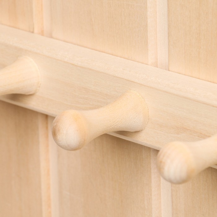 Вешалка 4 крючка, липа Вешалка 4 крючка, липа "Добропаровъ"