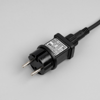 Гирлянда &laquo;Клип-лайт&raquo; 5 нитей по 20 м, IP44, УМС, тёмная нить, 665 LED, свечение красное, 24 В