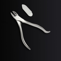 Кусачки педикюрные &laquo;Premium&raquo;, скрытая пружина, изогнутая ручка, 12,5 см, длина лезвия - 17 мм, цвет серебристый