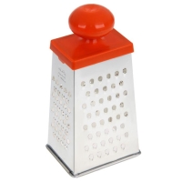 Тёрка &laquo;Комфорт&raquo;, 4 грани, с круглой ручкой, 11&times;8,5&times;23 см, цвет МИКС