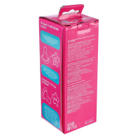 Бутылочка для кормления стекло &laquo;Люблю вкусняшки&raquo;, классическое горло, средний поток, 180 мл., от 3 мес.