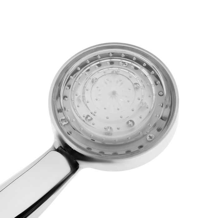 Душевая лейка ZEIN Z0015, с LED подсветкой, 3 цвета, пластик, цвет хром Душевая лейка ZEIN Z0015, с LED подсветкой, 3 цвета, пластик, цвет хром