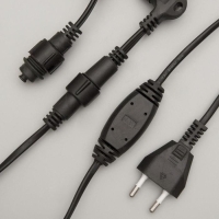 Гирлянда &laquo;Занавес&raquo; 2 &times; 6 м, IP44, УМС, тёмная нить, 1440 LED, свечение тёплое белое, 220 В