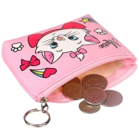 Кошелек-сумочка, кожзам на молнии, 11,5 х 2,5 х 8 см, Коты аристократы Кошелек-сумочка, кожзам на молнии, 11,5 х 2,5 х 8 см, Коты аристократы