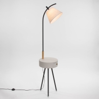 Торшер с ящиком "Лолита" Е27 белый 35х35х156см Торшер с ящиком "Лолита" Е27 белый 35х35х156см