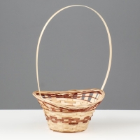 Корзина плетеная «Ладья», 20×17×8 см, бамбук Корзина плетеная «Ладья», 20×17×8 см, бамбук