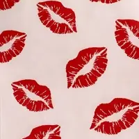 Пакет подарочный крафт "Поцелуи" 18 х 8 х 25 См