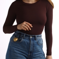 Портупея с кулоном &laquo;Сердечко&raquo; кожа, трансформер, цвет золото, 150 см