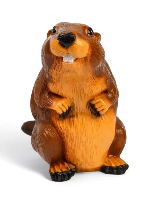 Садовая фигура из полистоуна &laquo;Бобер&raquo;, 43&times;38&times;24 см