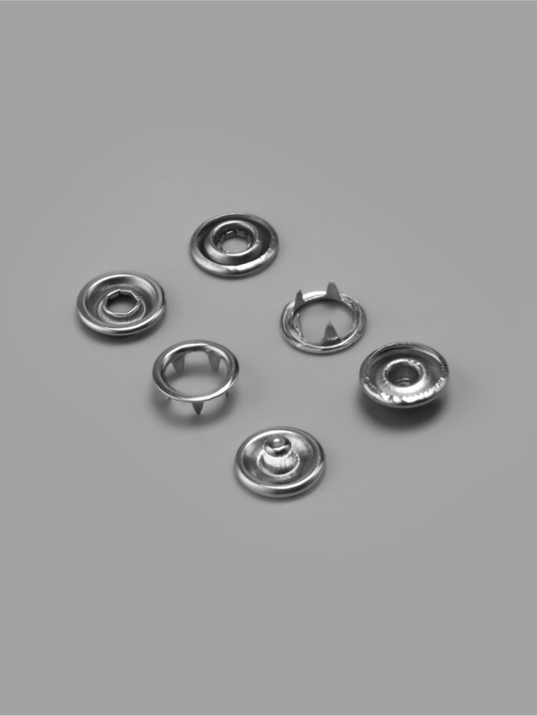 Кнопки рубашечные, открытые, d=9.5 мм, 140 шт., в пластиковом органайзере