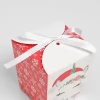 Бонбоньерка новогодняя &laquo;Единорожка&raquo;, 7,5 х 8 х 7,5 см, Новый год